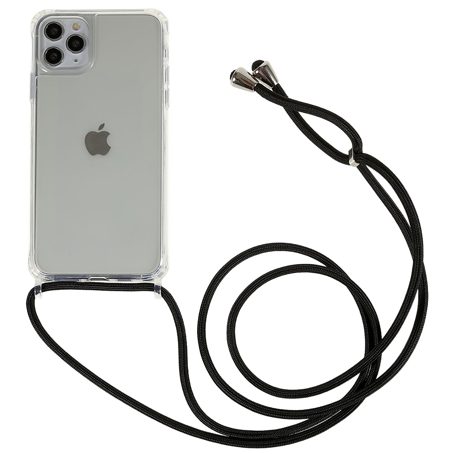 TPU Acrylic Back Cover for iPhone 11 Pro 5.8 inch Transparent Phone Case with Adjustable Lanyard TPU Acrylic Back Cover for iPhone 11 Pro 5.8 inch Transparent Phone Case with Adjustable Lanyard